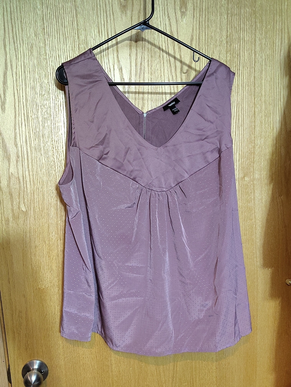 Lane Bryant Dusty Mauve V-Neck Sleeveless Camisole
